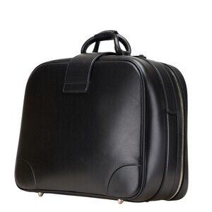 Gucci Travel Black Boston Leather Bag